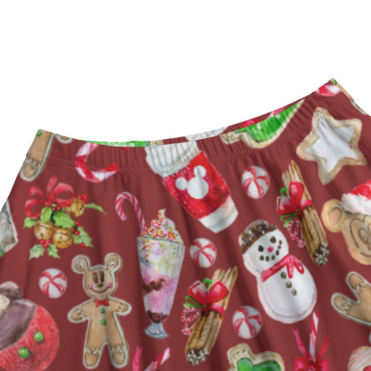 Christmas Snack Goals - Women’s Pocket Midi Skirt