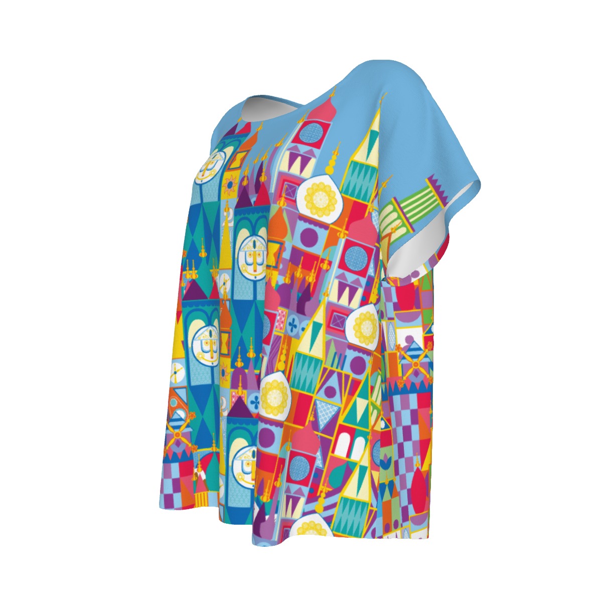 Whimsical World Facade - Women’s Relaxed Fit Scoop Tee
