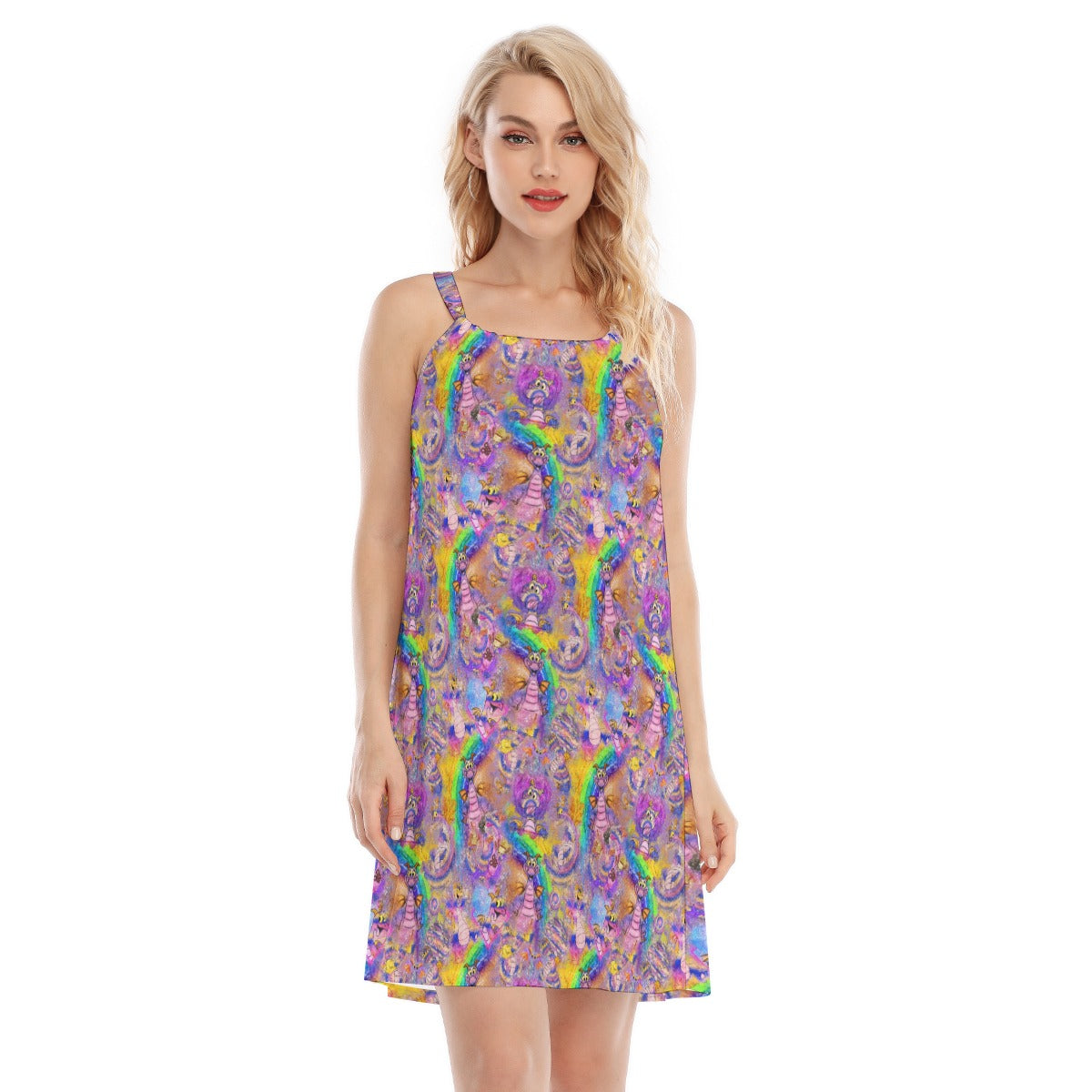 Figment Watercolor Rainbow - Women’s Adjustable Sundress