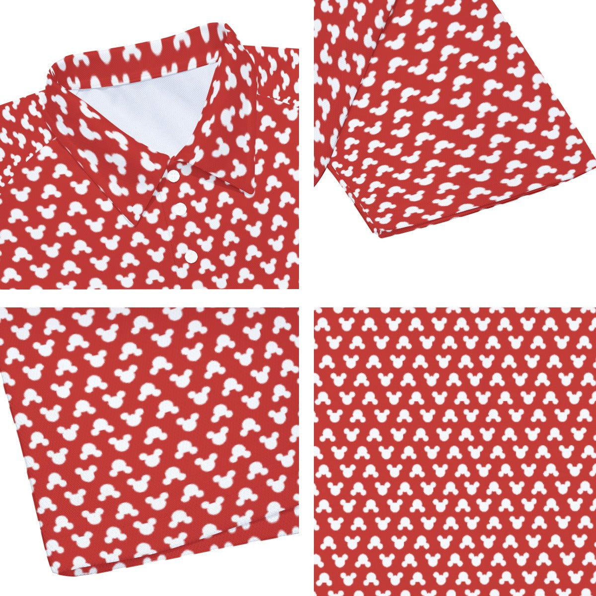Playful Polka Dot Ears - Men's Polo Shirt