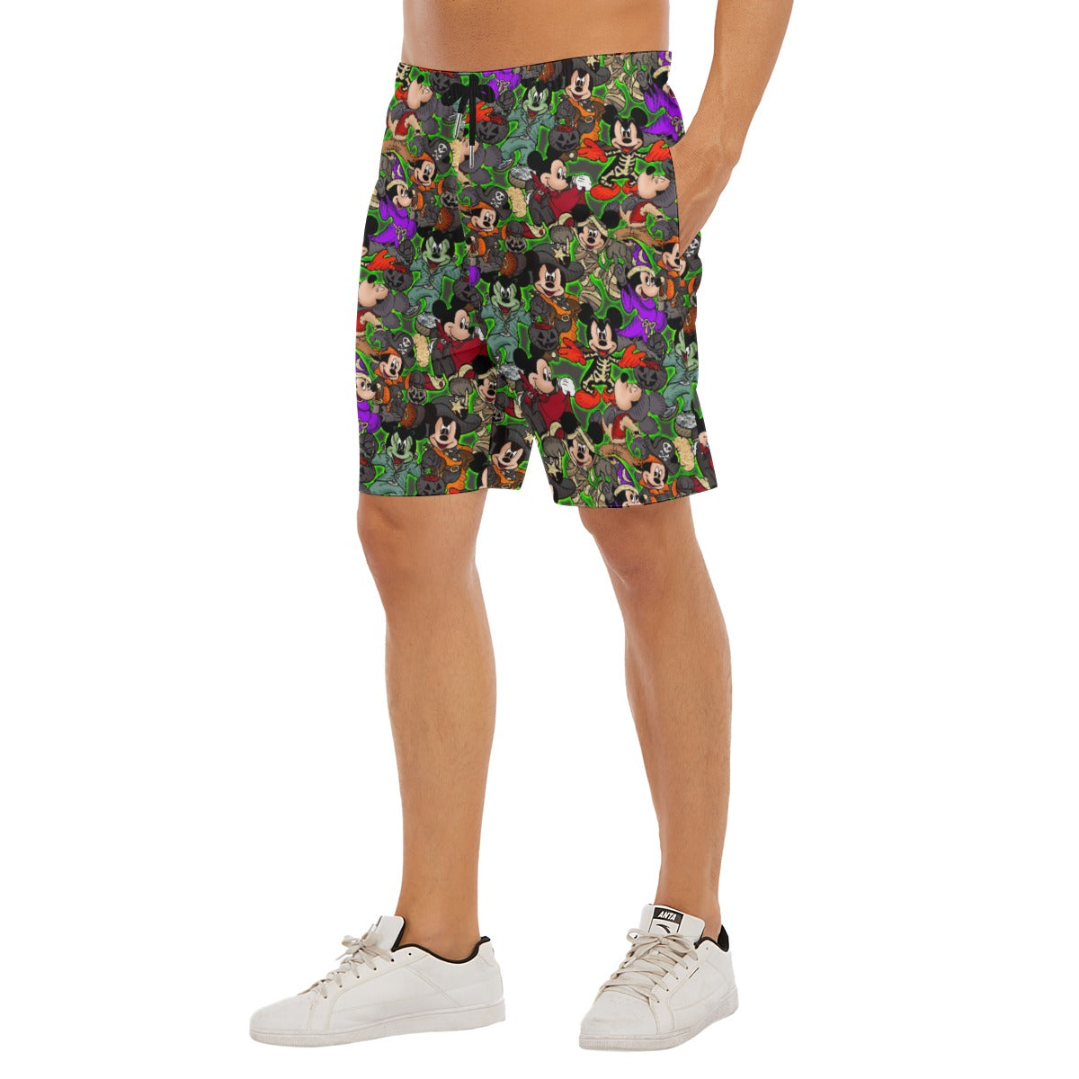 Halloween Costume Mashup - Men’s Pocket Beach Shorts