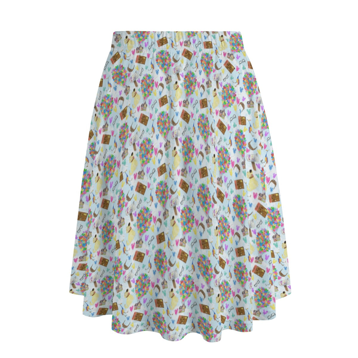 Up Adventure Icons - Women’s Pocket Midi Skirt