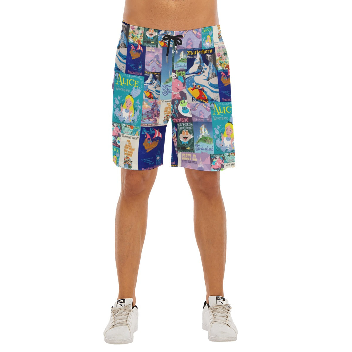 Vintage Fantasy Ride Posters - Men’s Pocket Beach Shorts