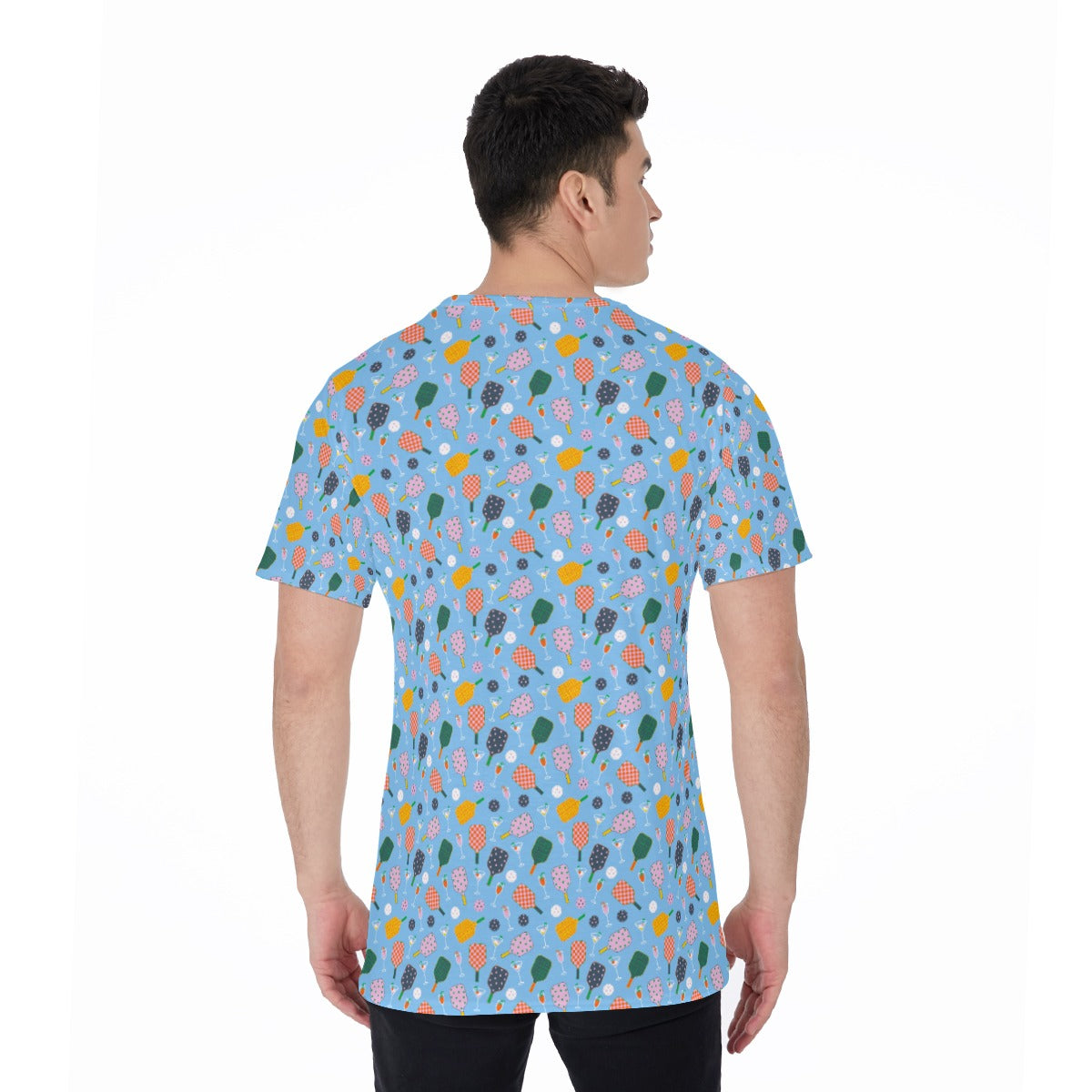 Pickleball and Cocktails - Men's Short Sleeve T-Shirt