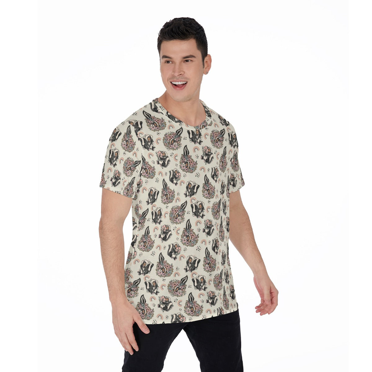 Bashful Blooming Skunk - Men's Short Sleeve T-Shirt