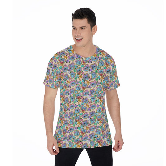 Tattoo Hearts Island Mischief - Men's Short Sleeve T-Shirt