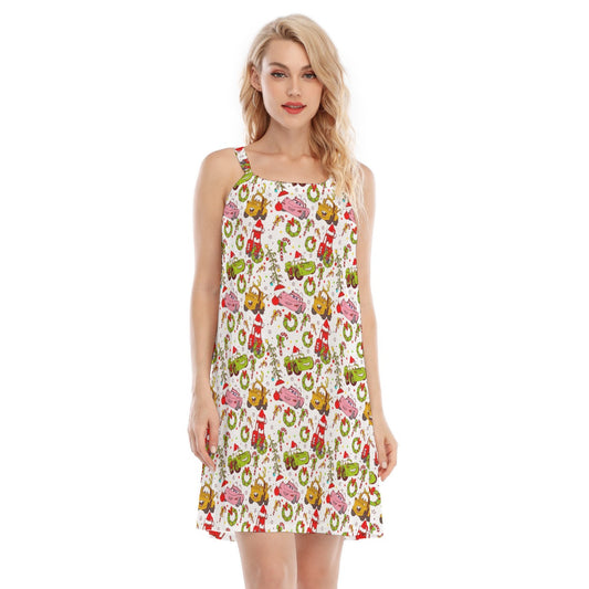 Holiday Race Day - Women’s Adjustable Sundress
