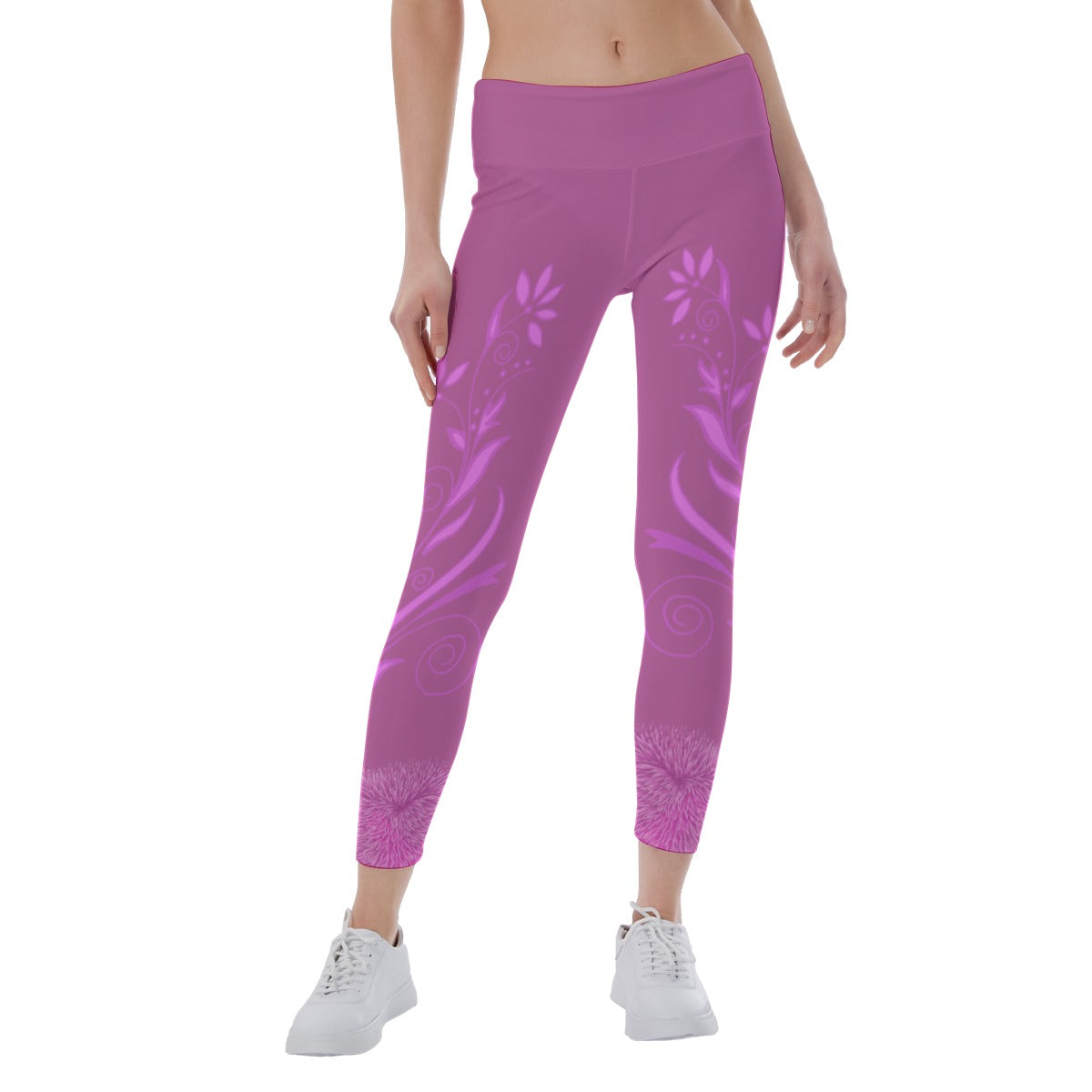 Candy Racer Leggings: Snowanna Rainbeau - Women's Yoga Leggings