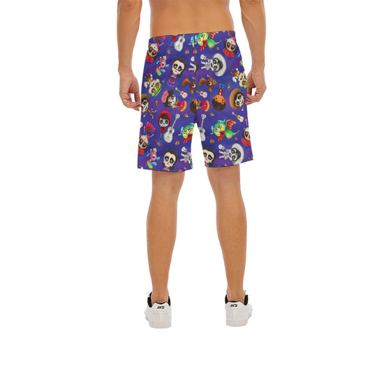 Poco Loco Día de Muertos - Men’s Pocket Beach Shorts