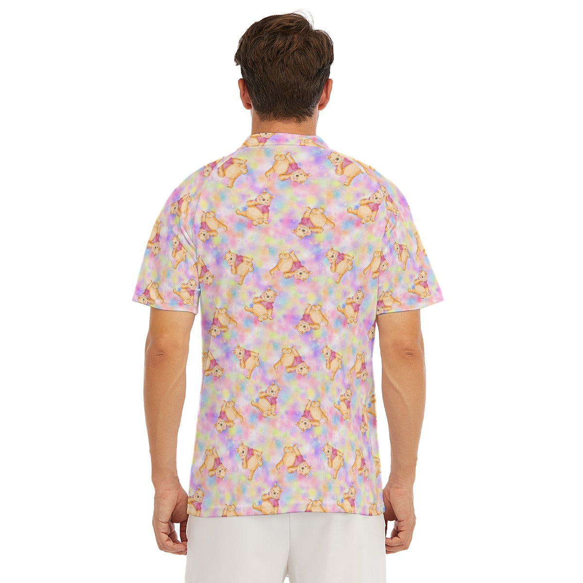 Watercolor Honey Bear - Men's Polo Shirt