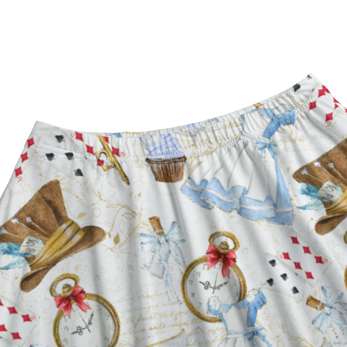 Curious Wonderland Icons - Women’s Pocket Midi Skirt