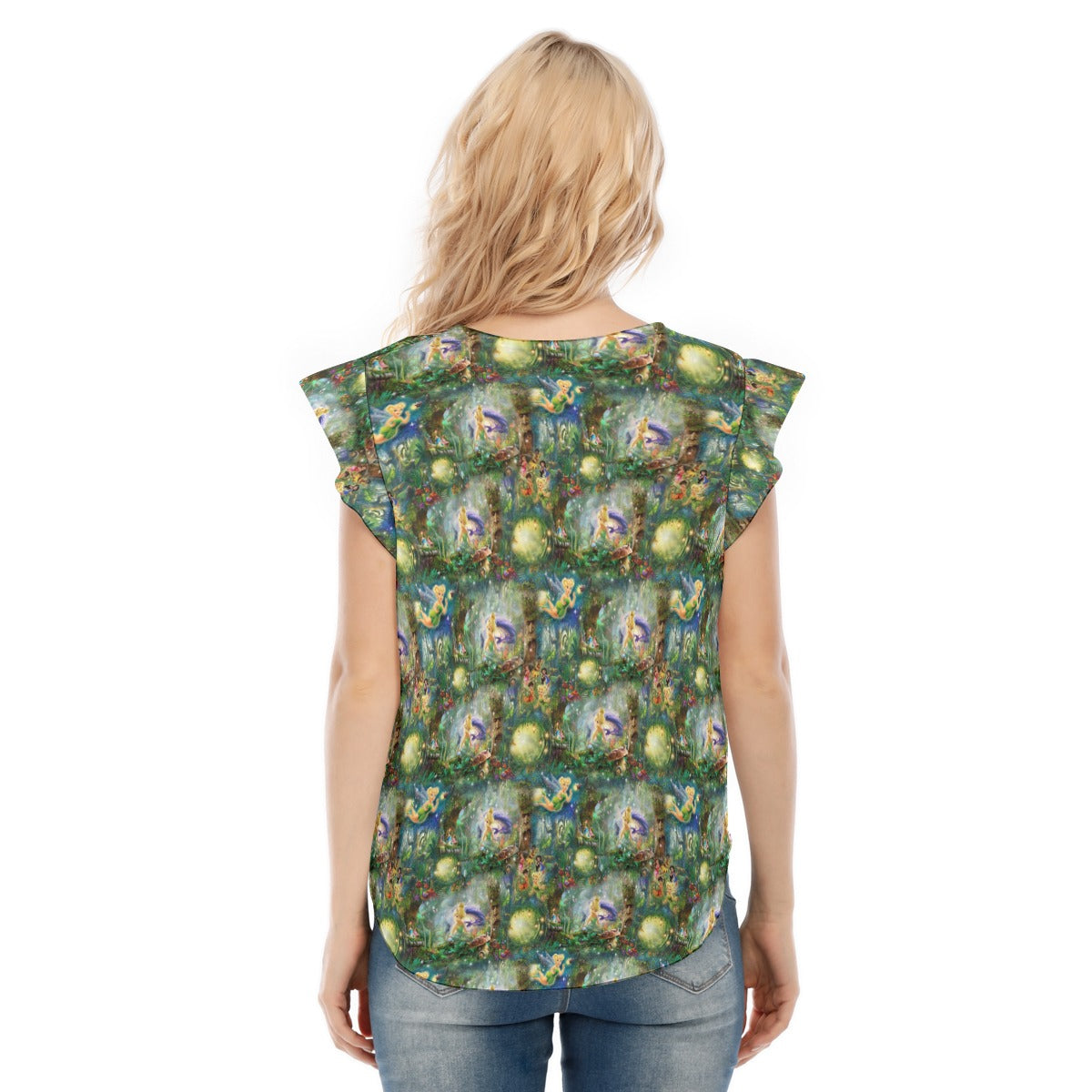 Pixie Fairy in Hollow - Women’s Flutter Sleeve Top