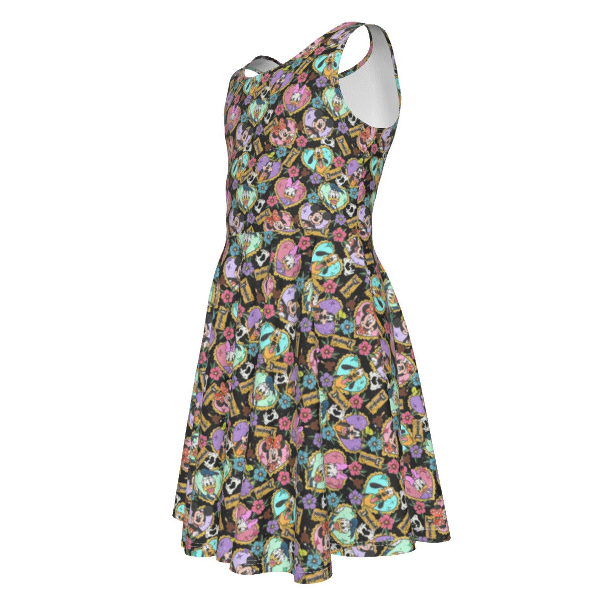Tattoo Hearts Classic Crewends - Kid's Sleeveless Skater Dress
