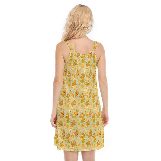 Vintage Citrus Garden - Women’s Adjustable Sundress