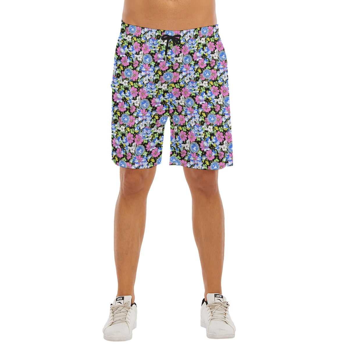 Garden Whimsy - Vintage Mouse Romance - Men’s Pocket Beach Shorts