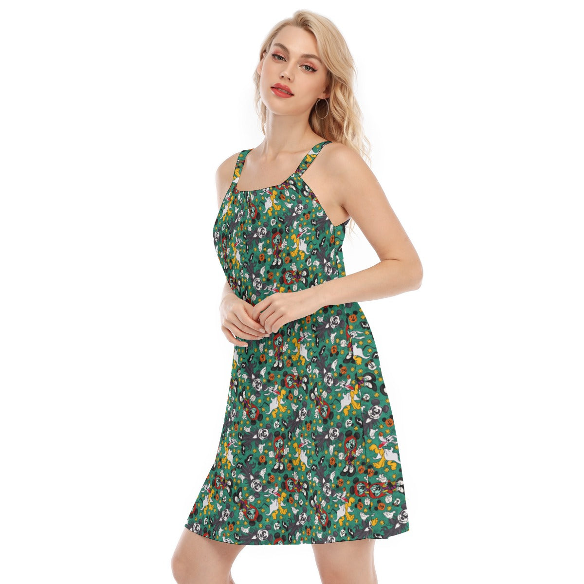 Beloved Couple as Spooky Pair - Women’s Adjustable Sundress