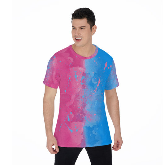 Pink or Blue Fairytale Dress - Men's Short Sleeve T-Shirt