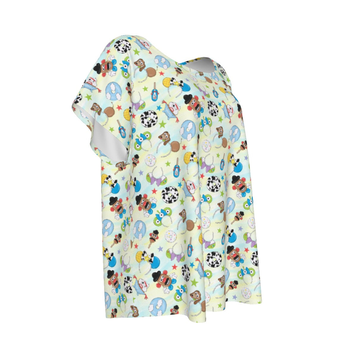 Playful Toy Style Icons - Women’s Relaxed Fit Scoop Tee