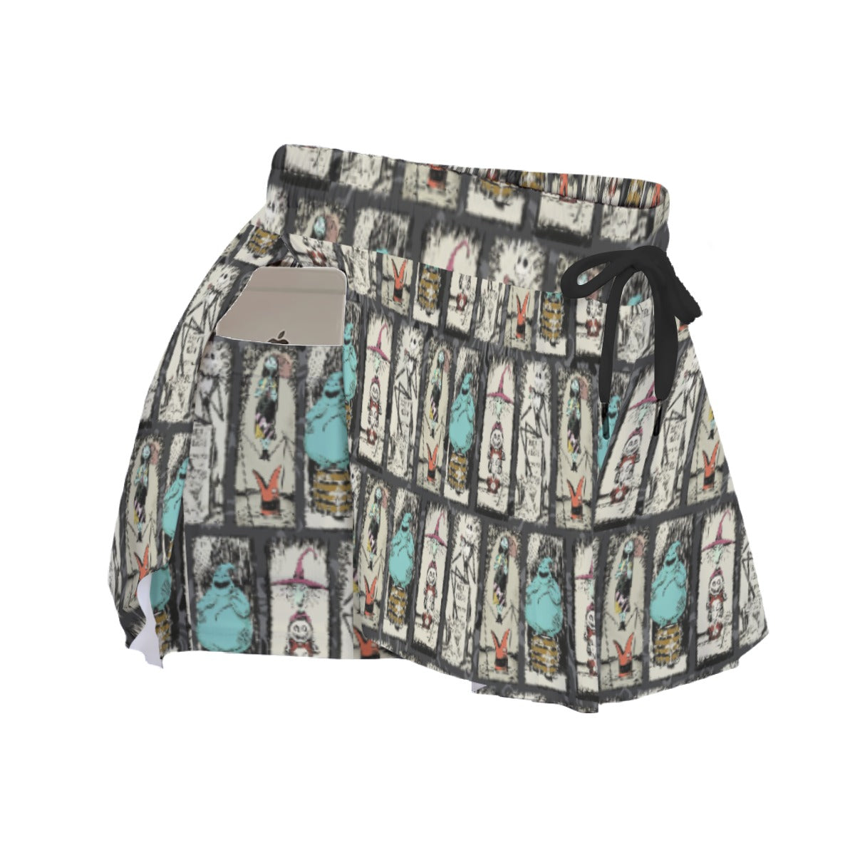 Stretching Haunted Nightmare - Women's Flowy Pocket Shorts