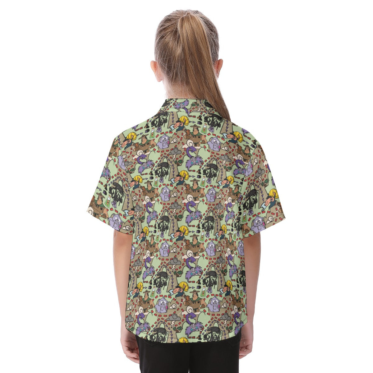 Emperor’s Chaotic Groove - Kid's Hawaiian Button Up Shirt