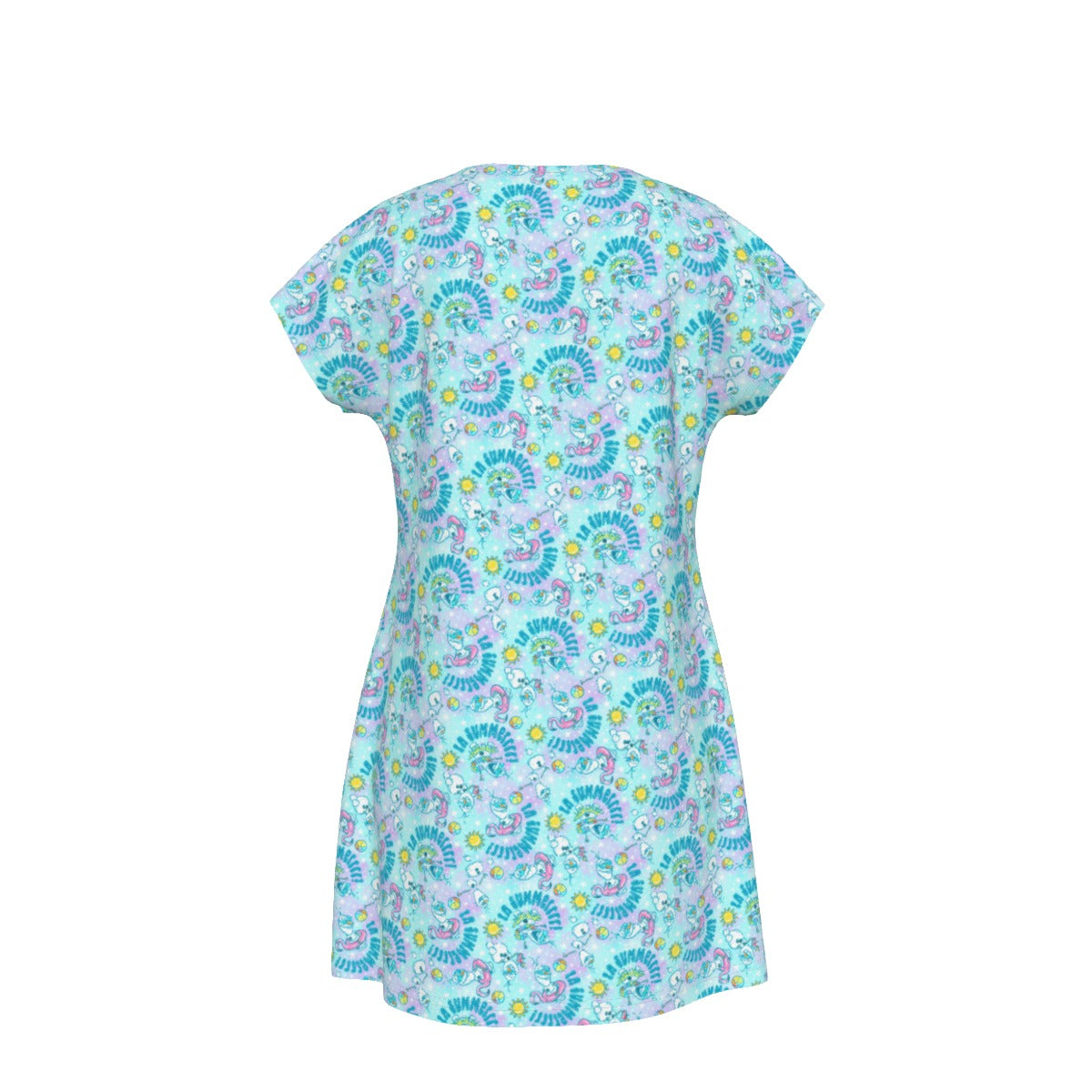 Sun-Kissed Snow Friend - Women's T-Shirt Dress