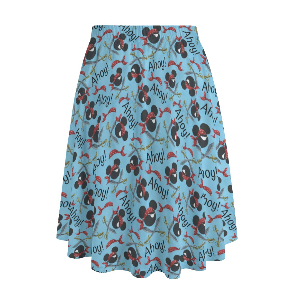 Pirate Mouse Ahoy! - Women’s Pocket Midi Skirt