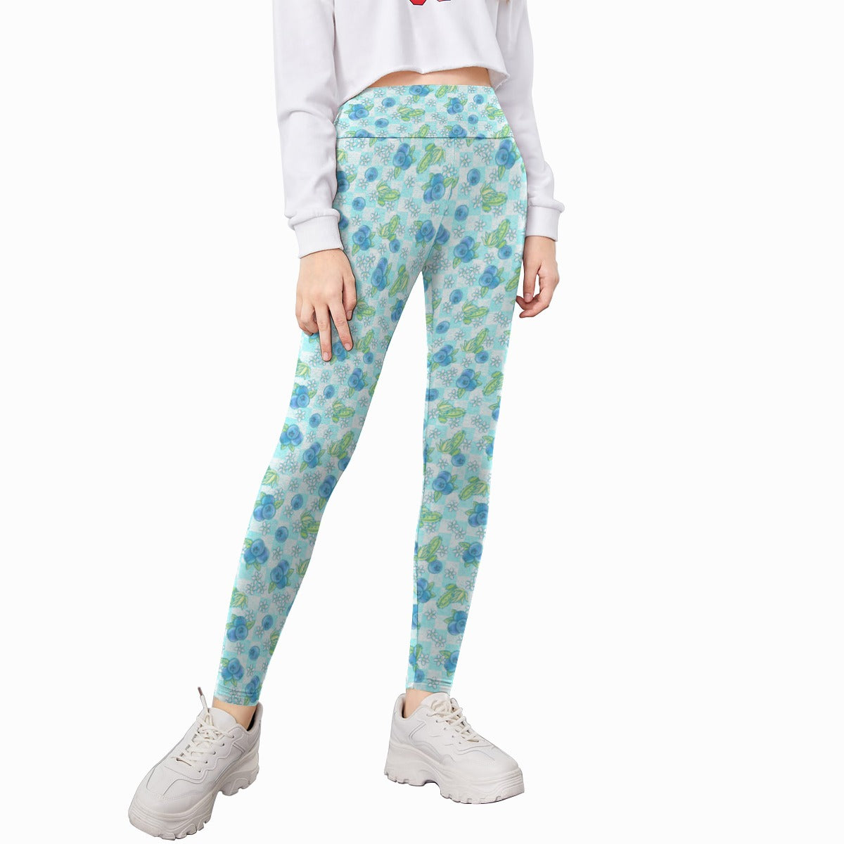 Summer Fruits - Blueberry - Kid's Leggings