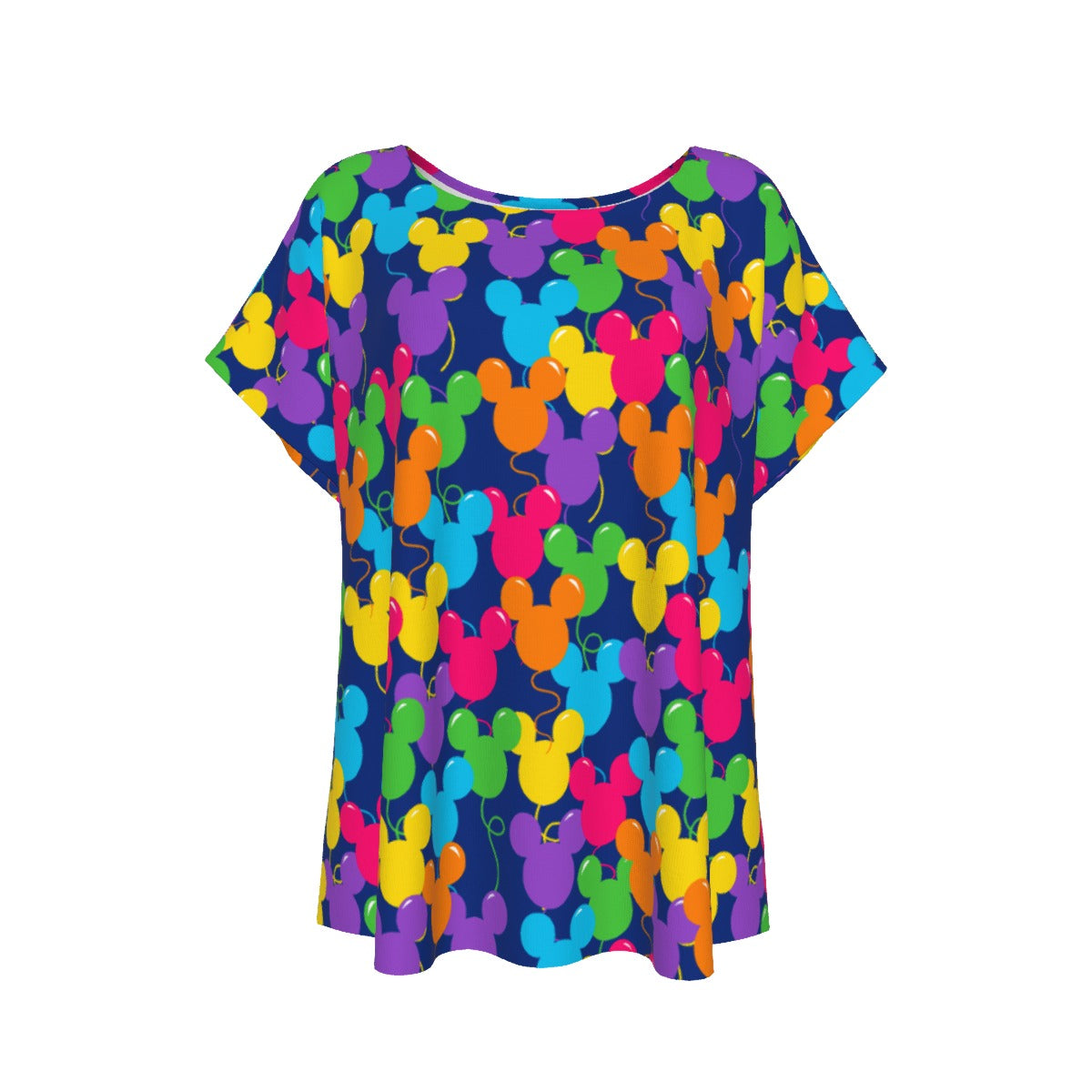 Bright Mouse Ear Balloons - Women’s Relaxed Fit Scoop Tee