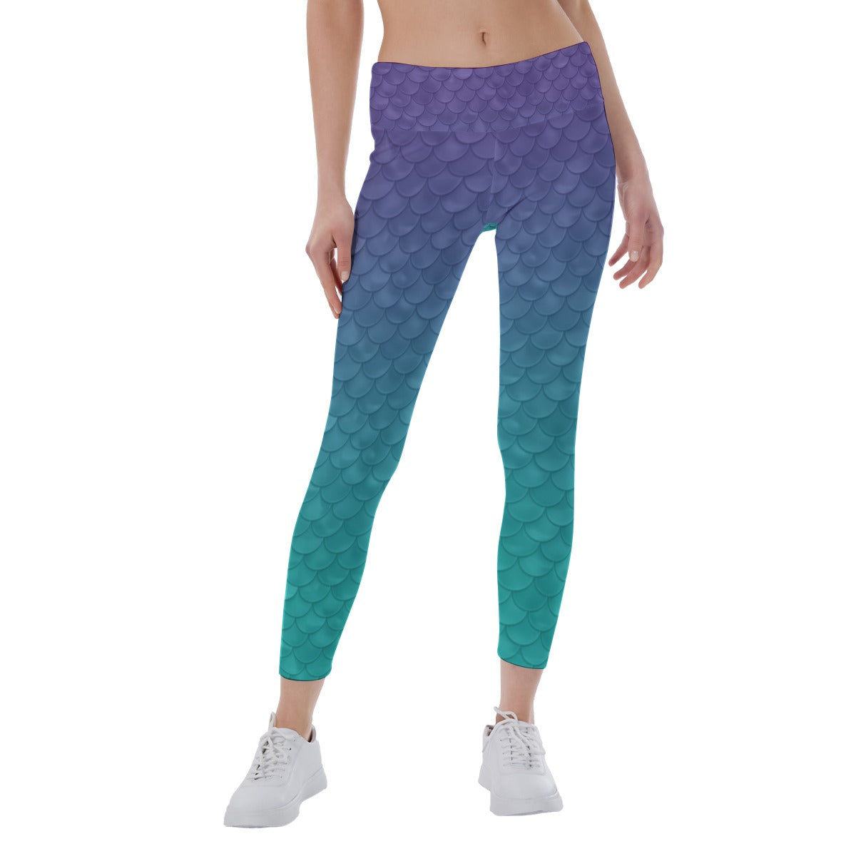 Dreamy Mermaid Scales - Women's Yoga Leggings