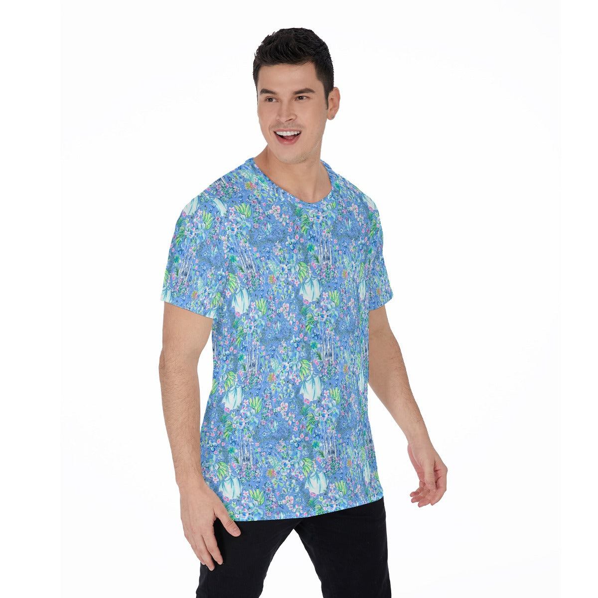 Bright Tropical Princess - Royal Beach Day - Men's Short Sleeve T-Shirt