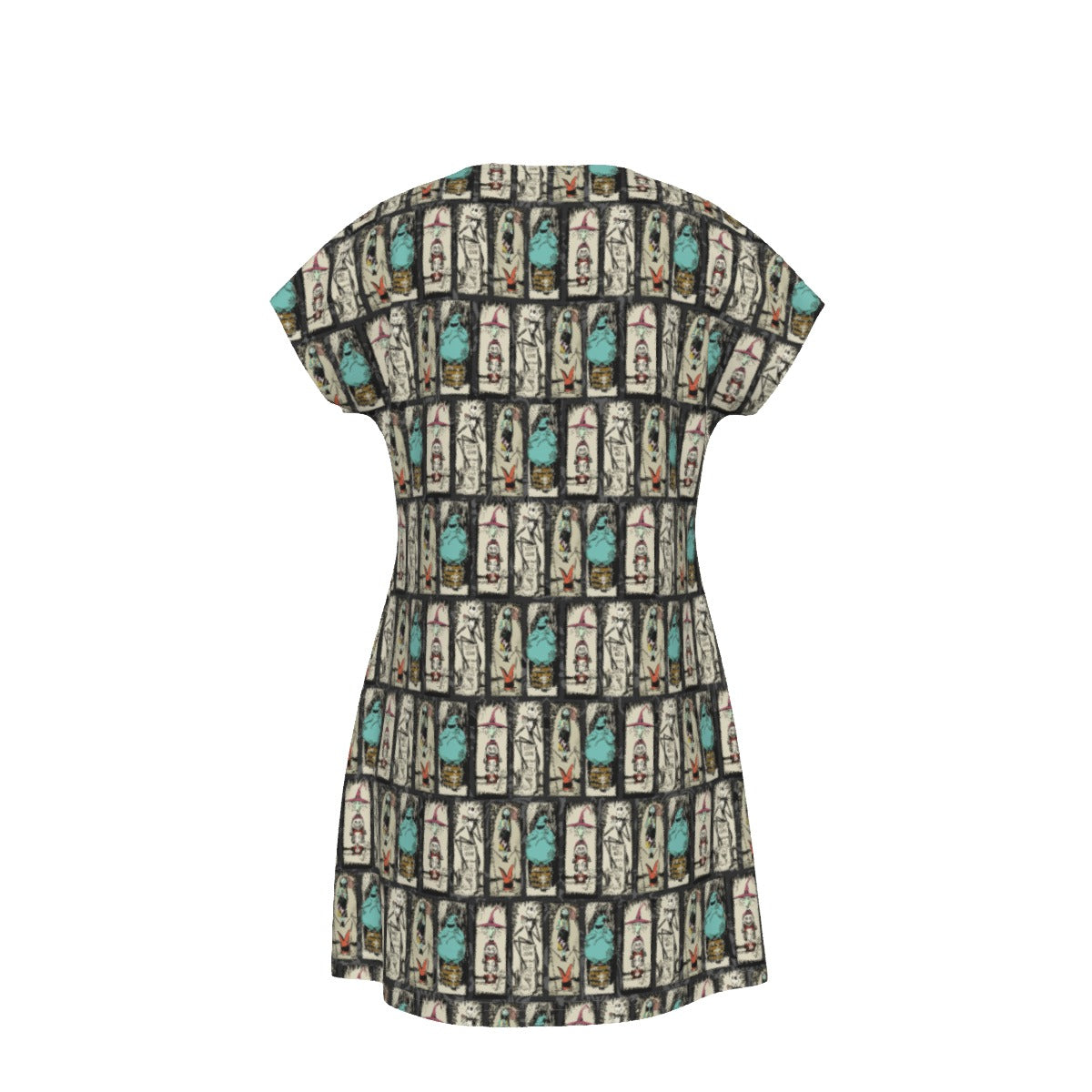 Stretching Haunted Nightmare - Women's T-Shirt Dress