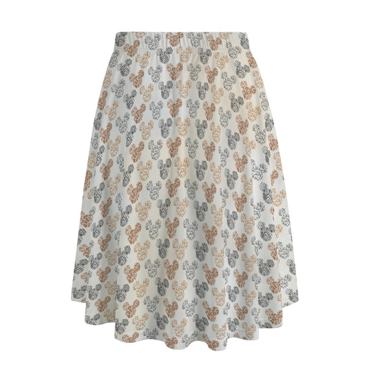 Safari Mouse Ears - Women’s Pocket Midi Skirt