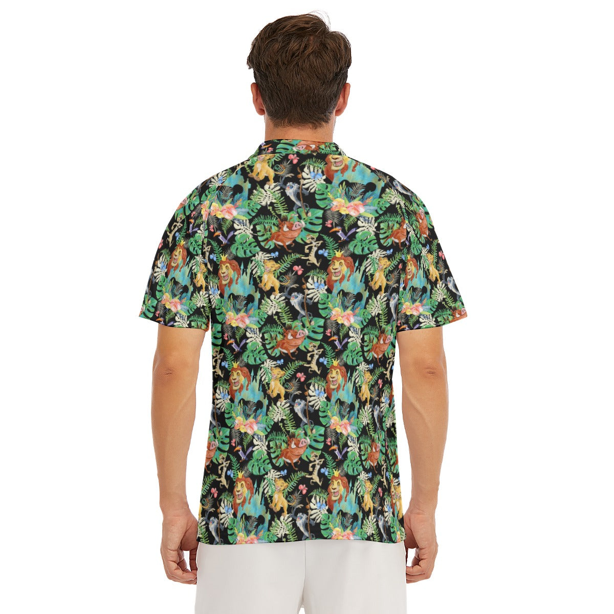 Watercolor Jungle Pride - Men's Polo Shirt