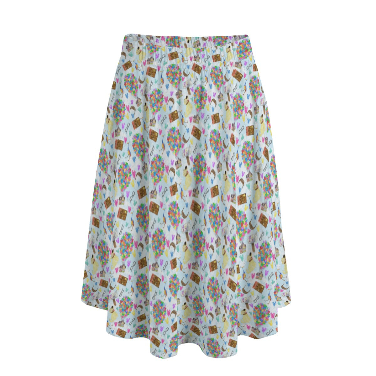 Up Adventure Icons - Women’s Pocket Midi Skirt