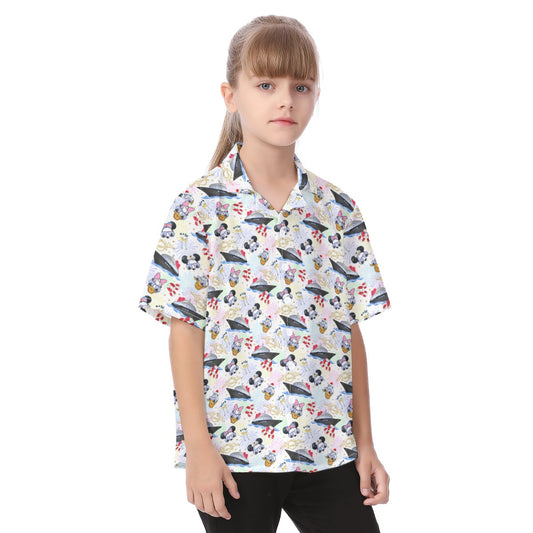 Wish Cruise Celebration - Kid's Hawaiian Button Up Shirt