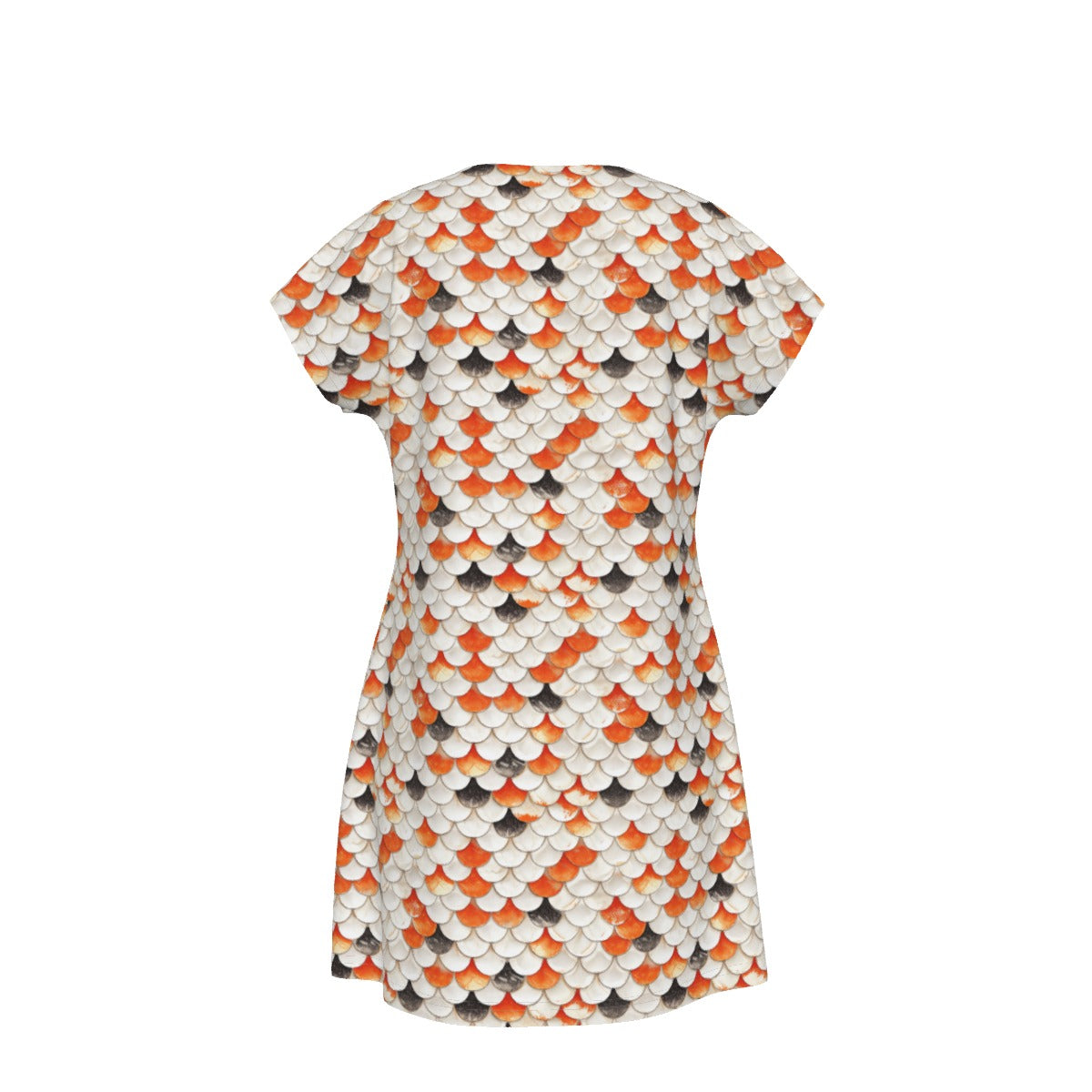 Animal Print - Koi Fish - Women's T-Shirt Dress