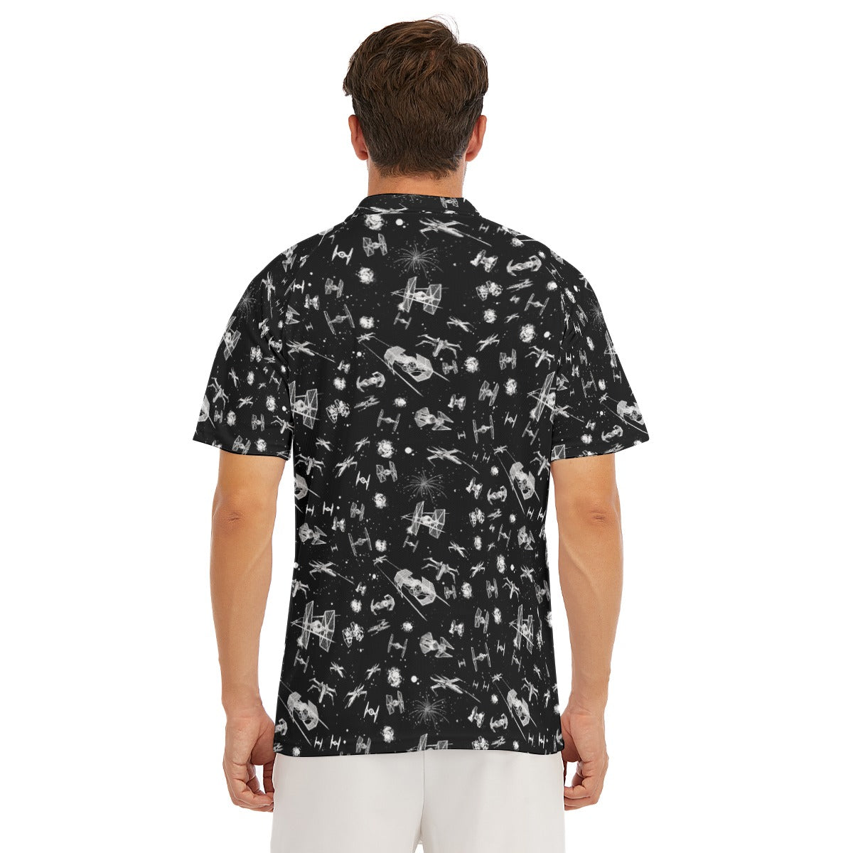 Epic Space Battle Ships - Men's Polo Shirt
