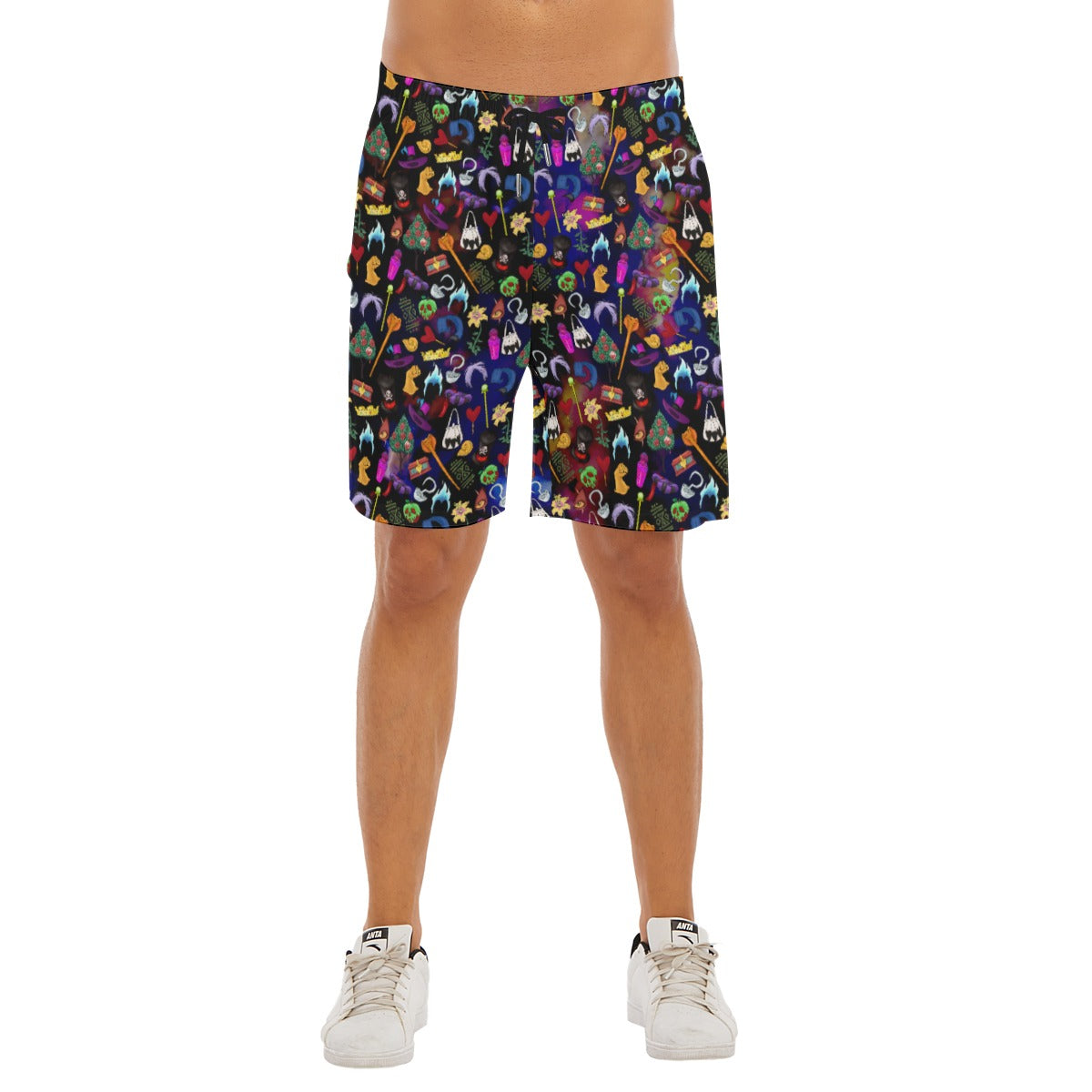 Villainous Icons Collage - Men’s Pocket Beach Shorts