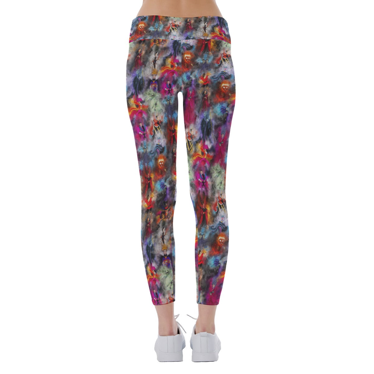 Watercolor Wicked Villains - Women's Yoga Leggings