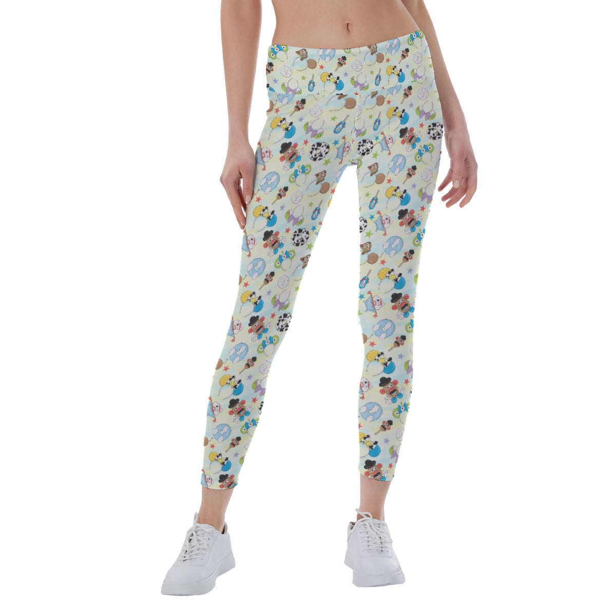 Playful Toy Style Icons - Women's Yoga Leggings