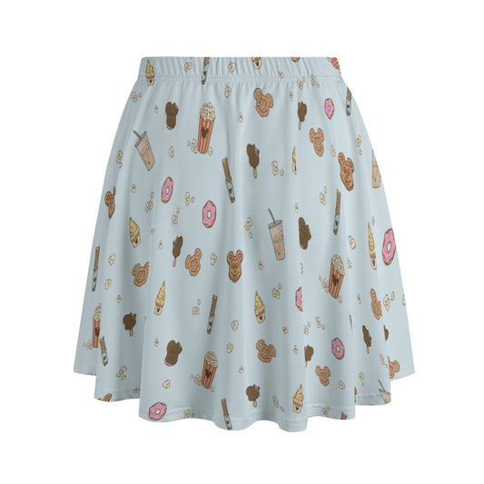 Minimal Snackcore - Women's Pocket Skater Skirt