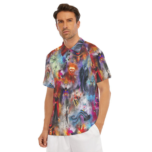 Watercolor Wicked Villains - Men's Polo Shirt