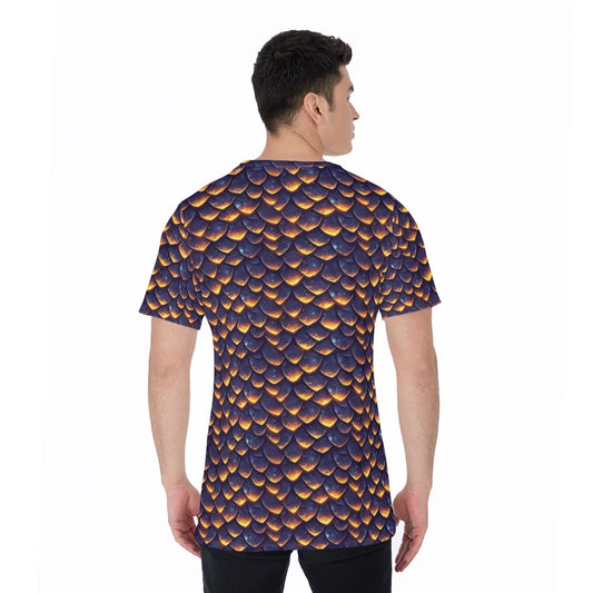 Animal Print - Dragon - Men's Short Sleeve T-Shirt