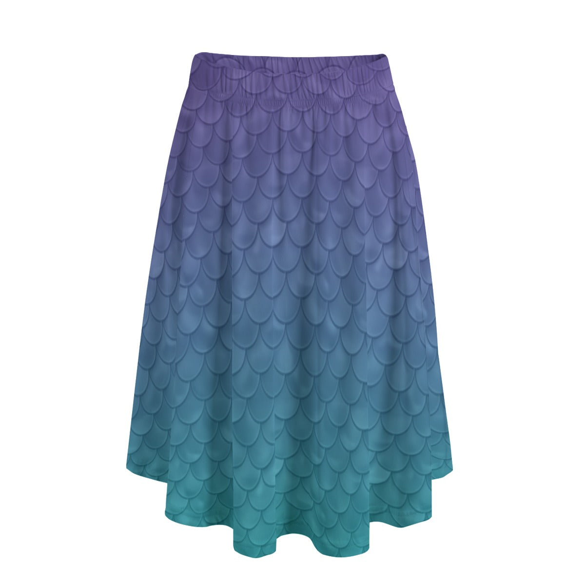 Dreamy Mermaid Scales - Women’s Pocket Midi Skirt