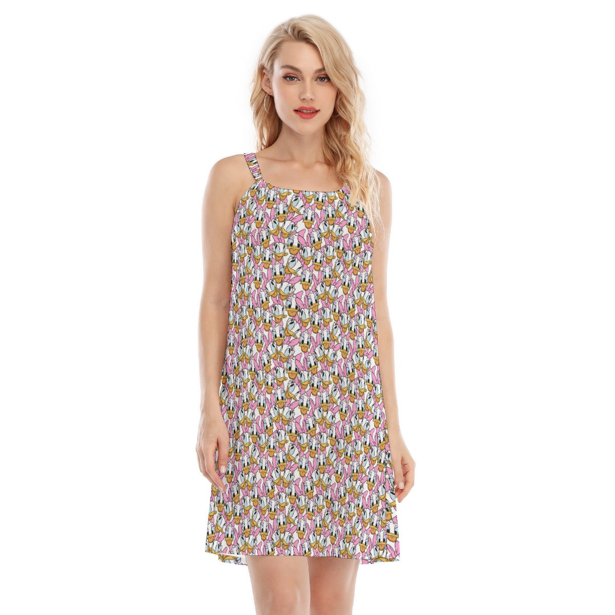 Many Faces of Sassy Duck - Women’s Adjustable Sundress