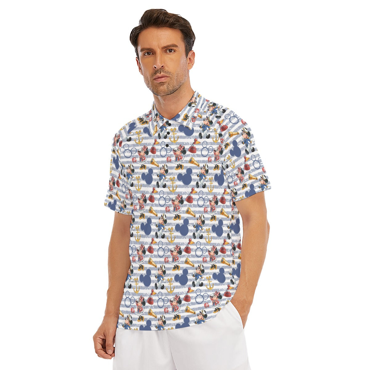 Captain and First Mate at Sea - Men's Polo Shirt