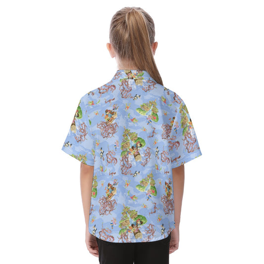Briar Patch Splash - Kid's Hawaiian Button Up Shirt