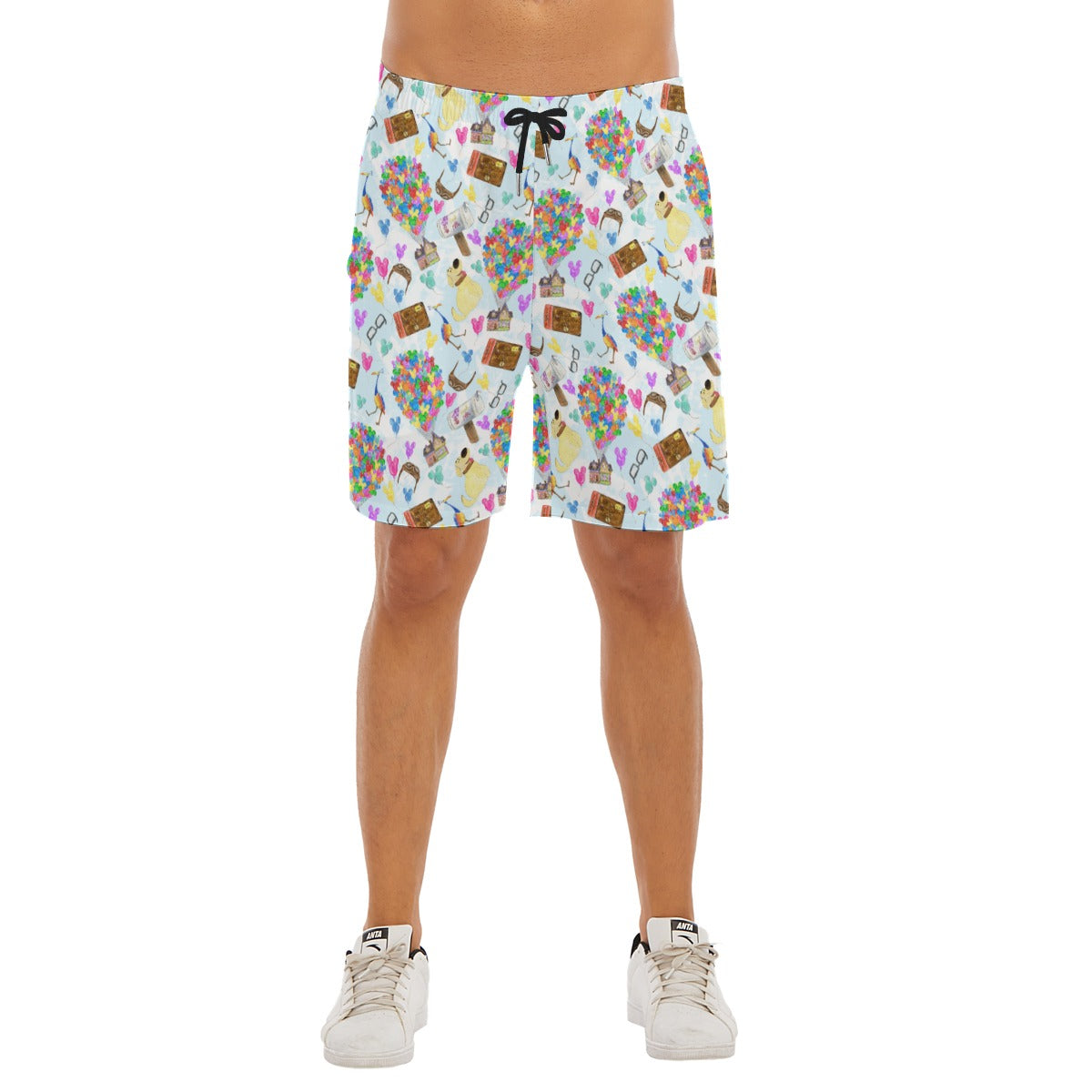 Up Adventure Icons - Men’s Pocket Beach Shorts