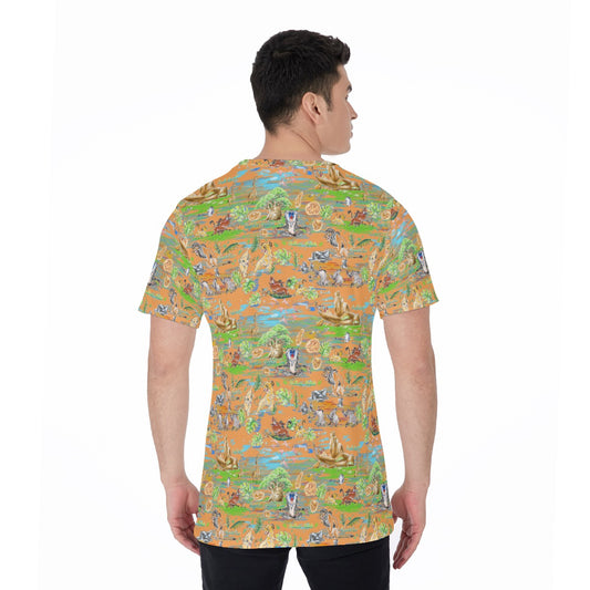 Savanna Sunset Stories - Men's Short Sleeve T-Shirt