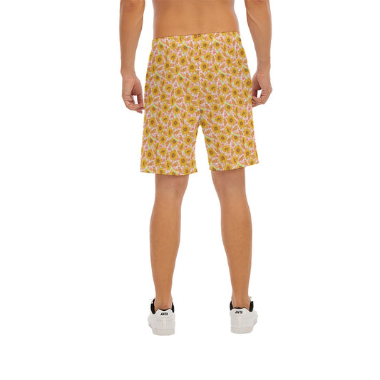 Sunflower Dreams - Men’s Pocket Beach Shorts